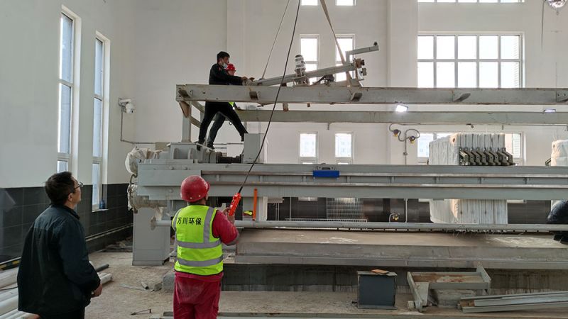 折疊帶式壓濾(lv)機(ji)的結構特(te)點